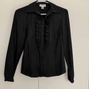 Loft black blouse